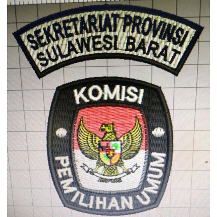 KPU Logo Plus Lokasi Bordir