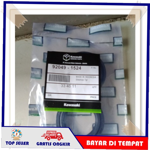 ORIGINAL KGP 33 46 11 Seal Sil Shock Sok Shok Depan Motor Kawasaki KLX 150 G S L Tele Ninja R RR ORI