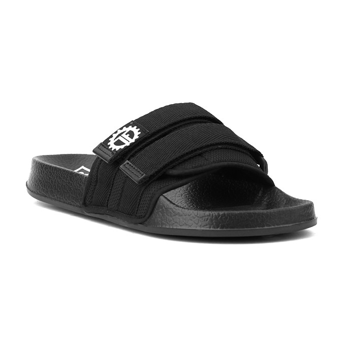 Sandal Slop EVA Hitam Ori Ringan Strap Santai Simpel Pria Laki Sendal |CHOLAS BLACK| FORIND x Tragen