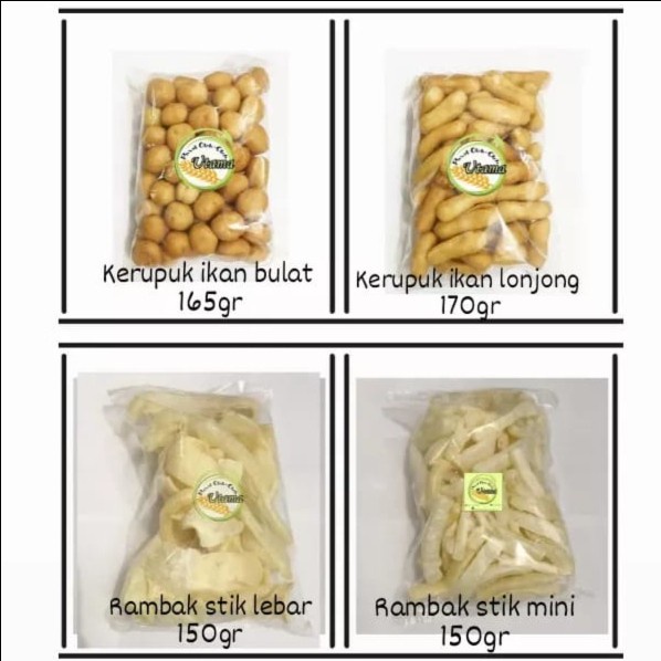 ANEKA Kerupuk Ikan - Aneka Kerupuk renyah gurih - makanan ringan Kiloan