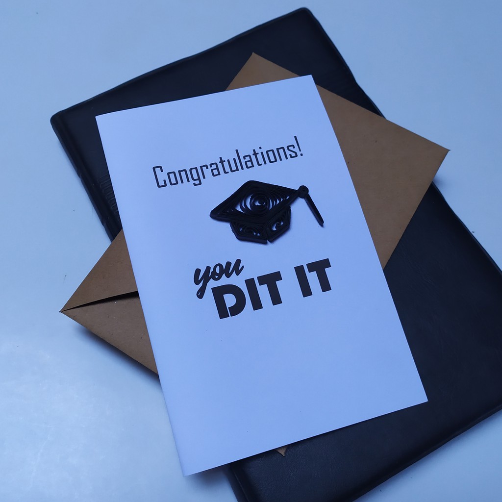 Quilling Card Kartu Ucapan Graduation Wisuda 02 Shopee Indonesia