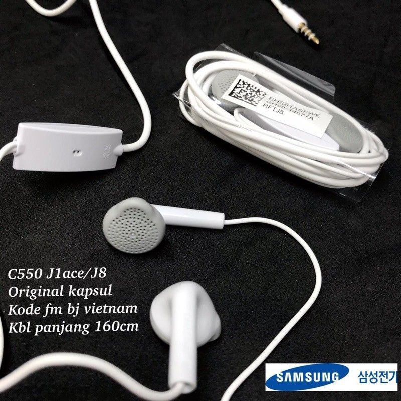 Headset Samsung J1 ACE Kapsul Vietnam Earphone Handsfree Samsung J1 Capsul Vietnam