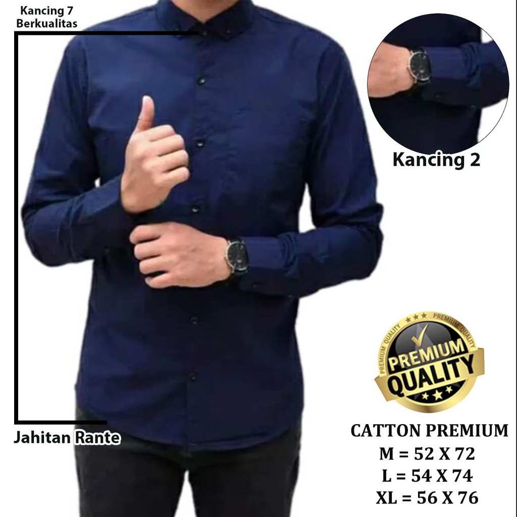 kameja pria kameja formal kameja panjang polos