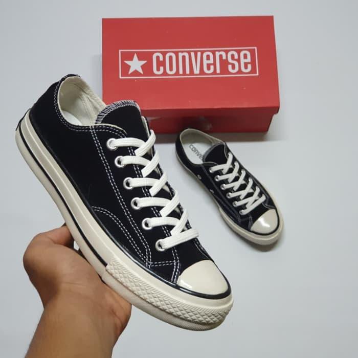 100% PREMIUM Sepatu Sneakers Converse AllStar 70s Glossy Low Pria Wanita +Box