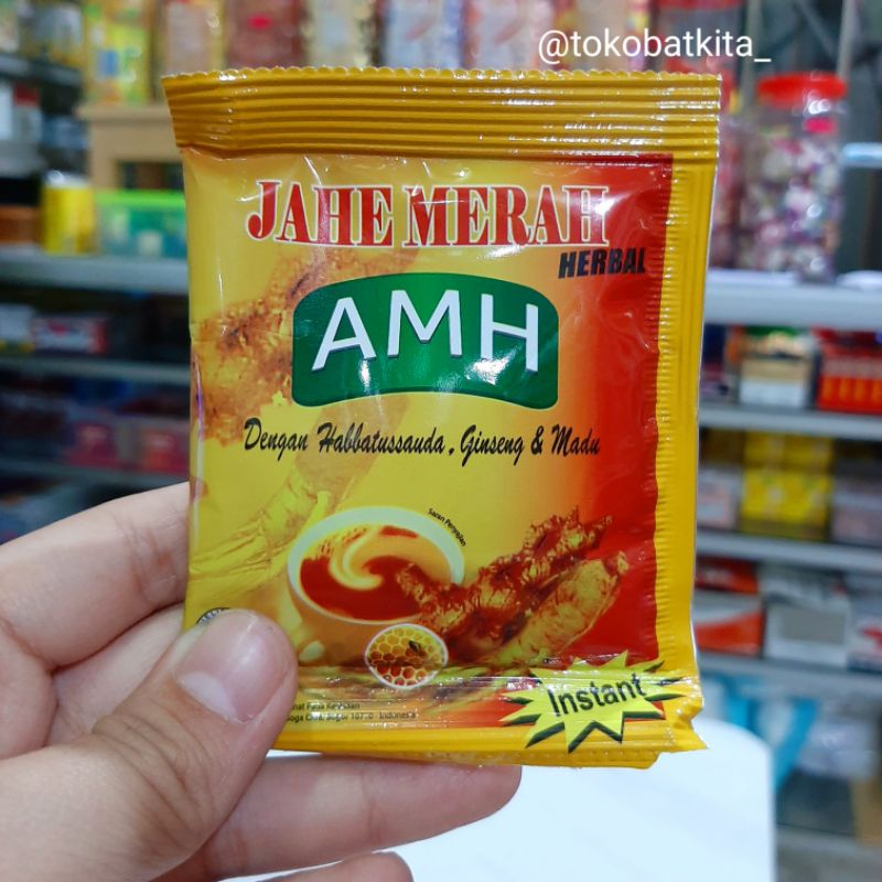 

[AMH] JAHE MERAH AMH / BUBUK JAHE MERAH SUSU HABBATUSSAUDA MADU GINSENG / WEDANG HANGAT MASUK ANGIN