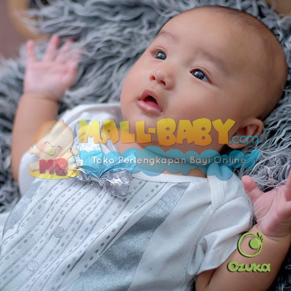 Baju Bayi laki Laki Romper Jumper Bayi Tuxedo Dasi Bruno