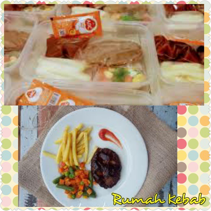 

steak frozen beef 5 box paket steak siap saji lima box