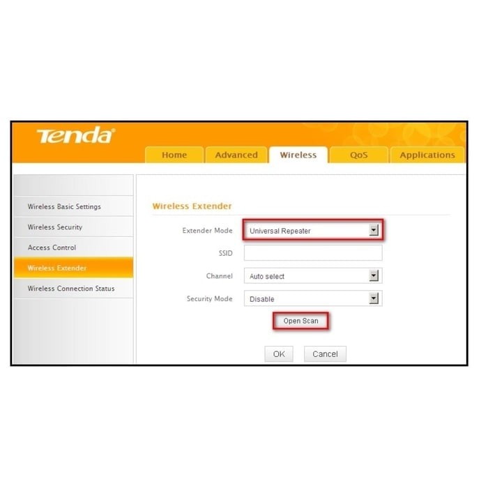 TENDA N301 7 in 1 Router WR840N WR820N RE840N WN845N