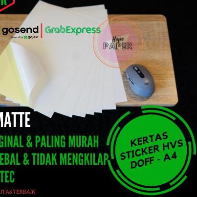 

PROMO 11.11 KODE-713 Kertas Stiker HVS A4 (30pcs) / Kertas Sticker HVS / Kertas Stiker Label / Kerta