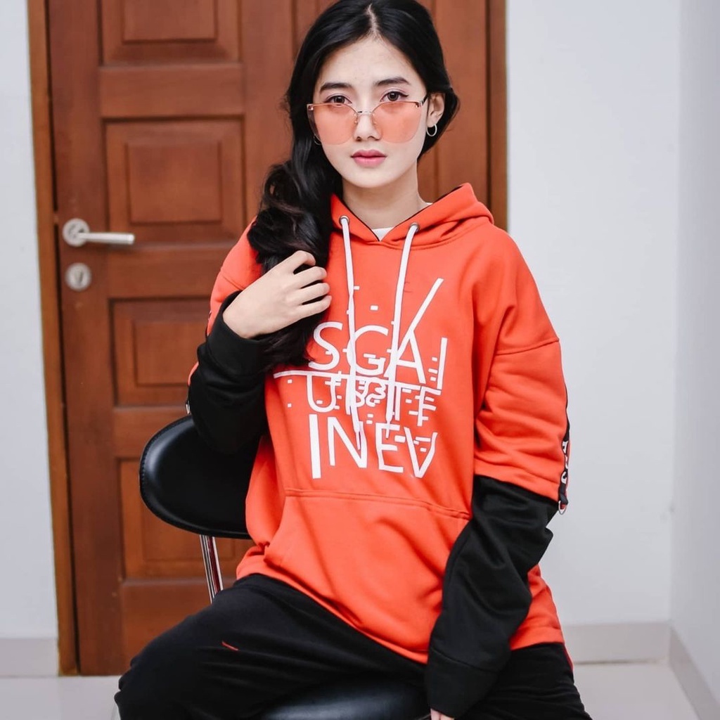 Primadona Ddj Hoodie Kombinasi Terbaru 2021 Lengan Panjang