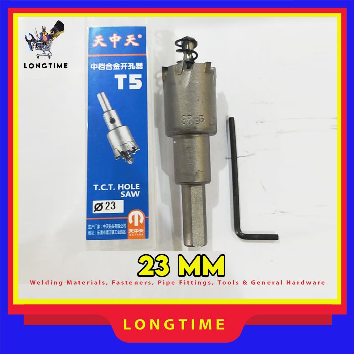 Hole Saw 23mm Mata Bor TCT 23mm Tungsten Carbide Bor Hole saw Drill