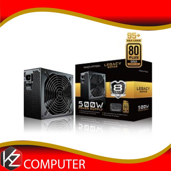 PSU Innovation 500W 80+ Gold Garansi 8 Tahun