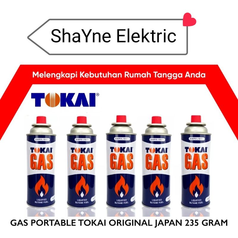 Gas Portable TOKAI gas Kaleng Butana Gas Camping