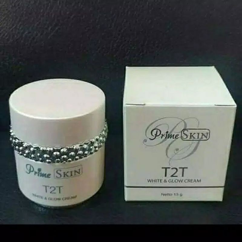 PrimeSkin T2T White & Glow Cream 15 gr Original Produk HWI
