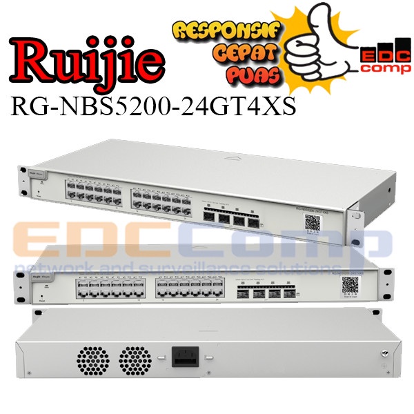 RUIJIE RG-NBS5200-24GT4XS 24 Port Gigabit L2+ Managed Switch with SFP+