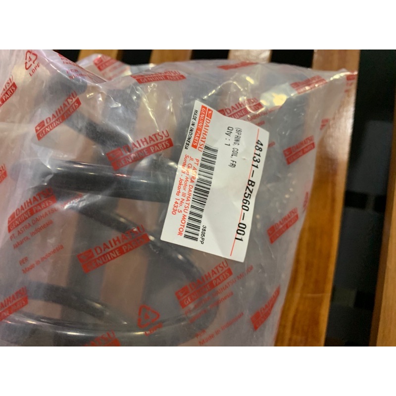 Spring Per Keong Depan Agya - Ayla Original 48131-BZ560-001