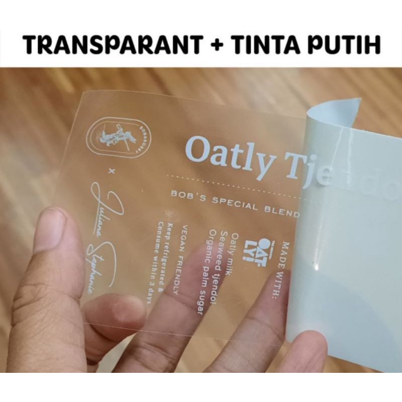 

Sticker Meteran UV Tinta Putih/Color