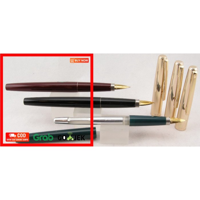 

(BISA COD) Tinta Parker + Fountain Pen Fine Nib Hover (Pena tinta) New ! Sealed !