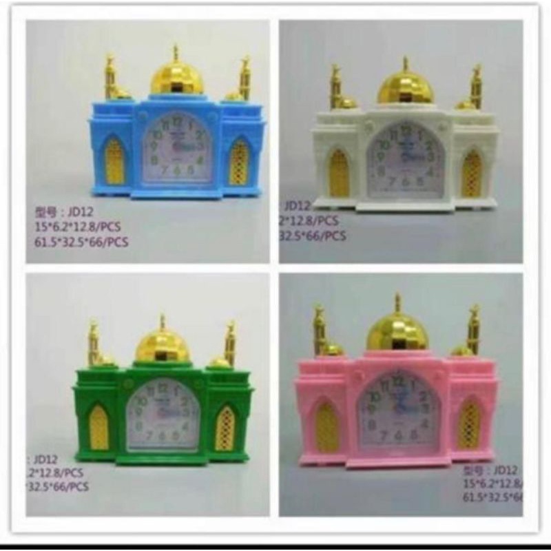 JAM WEKER ALARM SUARA ADZAN / JAM DEKORASI MASJID