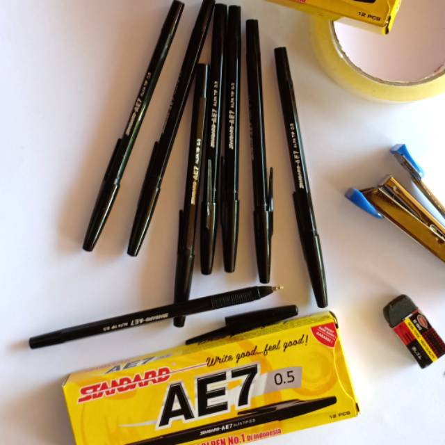

Pena Standard AE7 0.5 MM / BOLPEN NO.1 DI INDONESIA