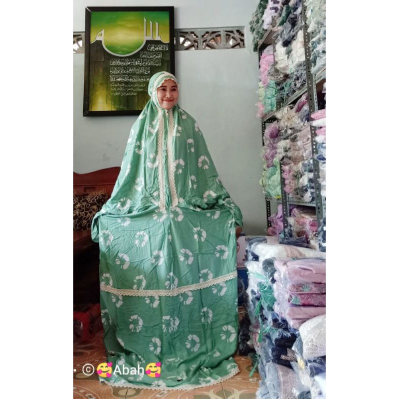 [PROMO 02.02] Mukena Terusan Model Terbaru Tiedye Murah Mewah