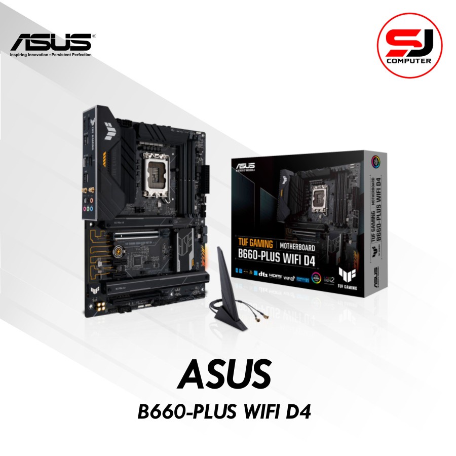 ASUS TUF GAMING B660-PLUS WIFI D4 Intel LGA 1700 Motherboard | DDR4