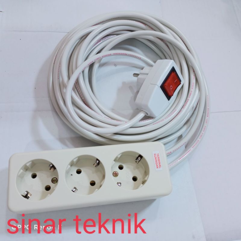 Stopkontak uticon 1, 2, 3, 4, 5, 6 Lubang/Steker lampu on off /kabel 1,2,3,4,5,7,8,10 Meter