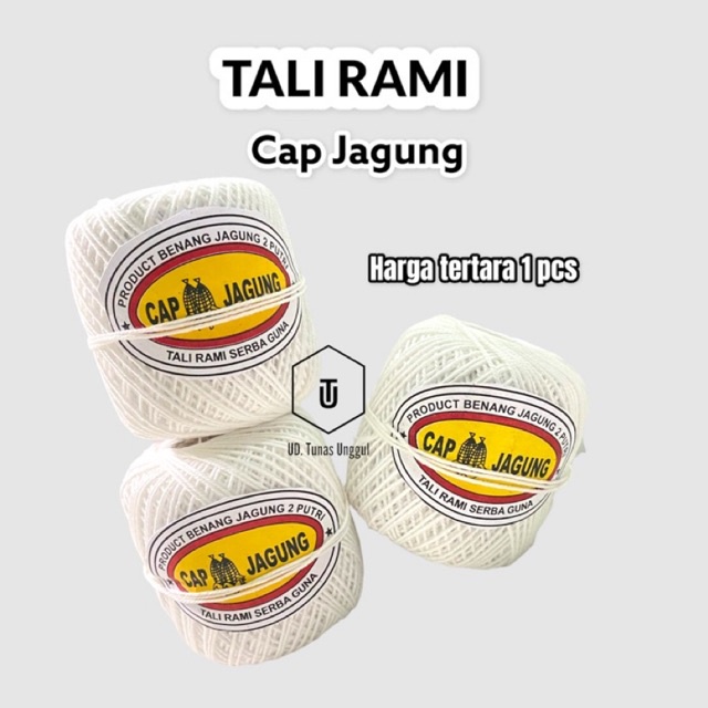 

ECER 1pcs BENANG TUKANG//BENANG PUTIH CAP JAGUNG/BENANG BOL/TALI RAMI