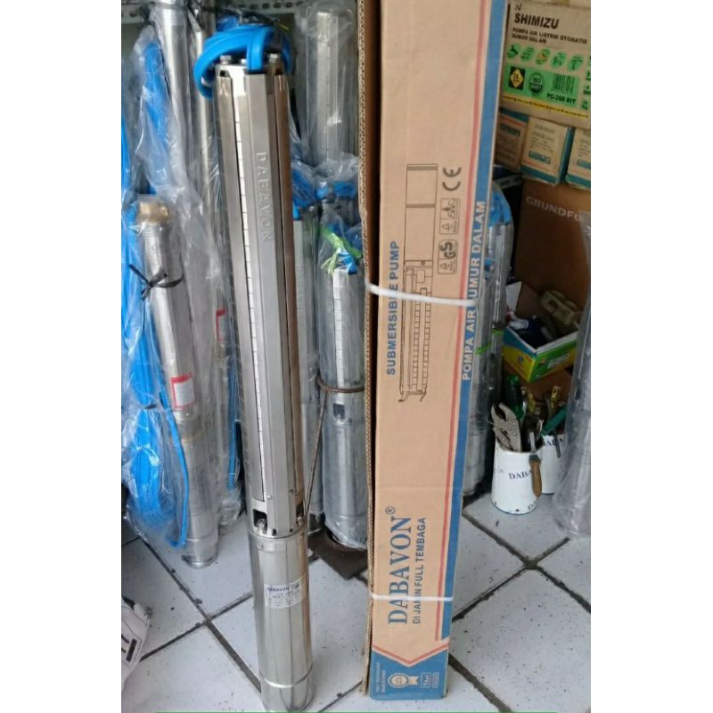 Pompa Satelit Submersible 4" dabavon 2hp 220V impeller stenless