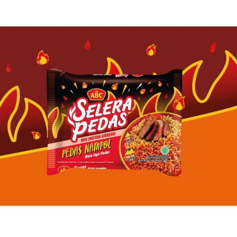 

mie ABC selera pedas goreng nampol 80gram