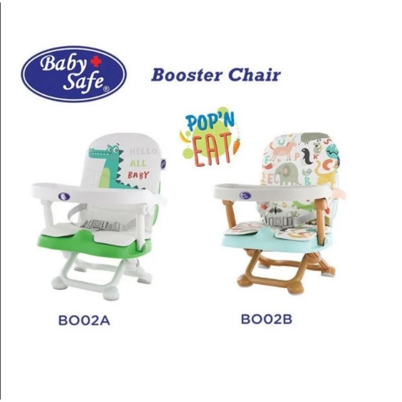 Baby Safe Pop'N Eat Booster Chair/Kursi Makan Bayi Anak Baby Safe