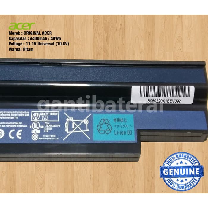 Baterai batre Acer 532H AO532G NAV50 UM09H31 UM09H36 UM09H41 UM09H73