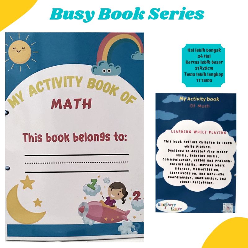Busy book / Activity book / PRE MATH book