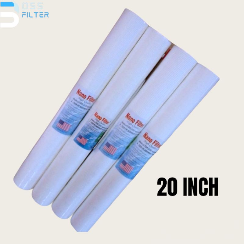 CATRIDGE FILTER AIR 20 INCH / SEDIMEN FILTER AIR 20 INCH / SPUN FILTER 20 INCH / NANO FILTER 20 INCH