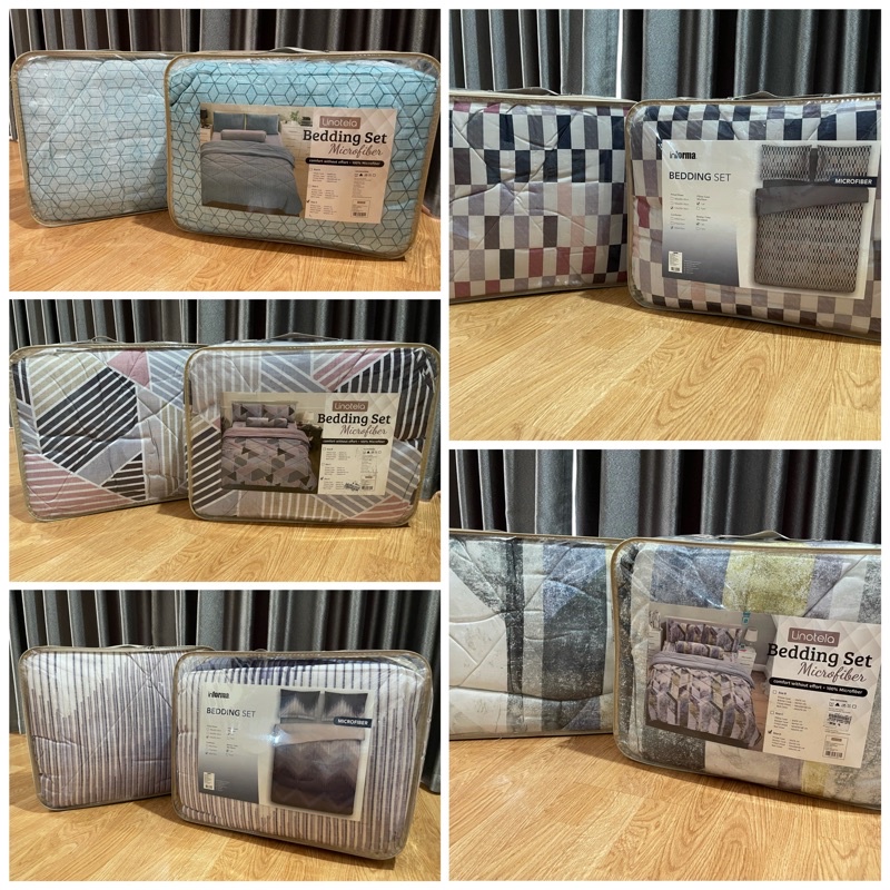 LINOTELA BEDDING SET MICROFIBER SPREI INFORMA