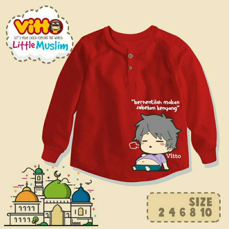 Kaos Anak Little Muslim