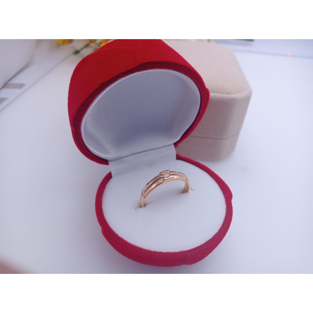 Cincin Kawin Emas Asli Kadar 375 8k Mewah Simple Cincin Nikah Satuan Sepasang Cincin Couple Nikah Wr 31 Shopee Indonesia