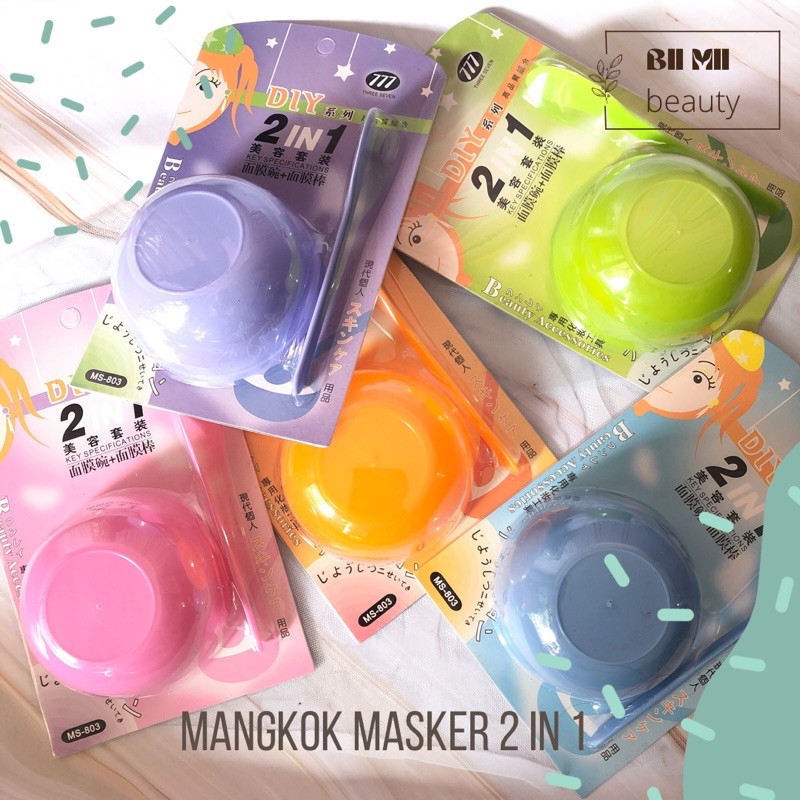 Mangkok Masker Mangkok Masker Set