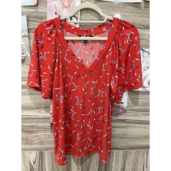 BNN rep ruffle blouse