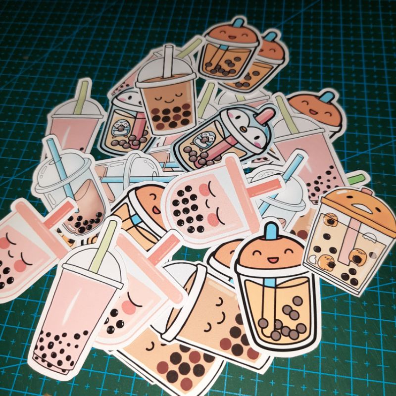 

Stiker Boba Lucu / stiker satuan / stiker / boba sticker