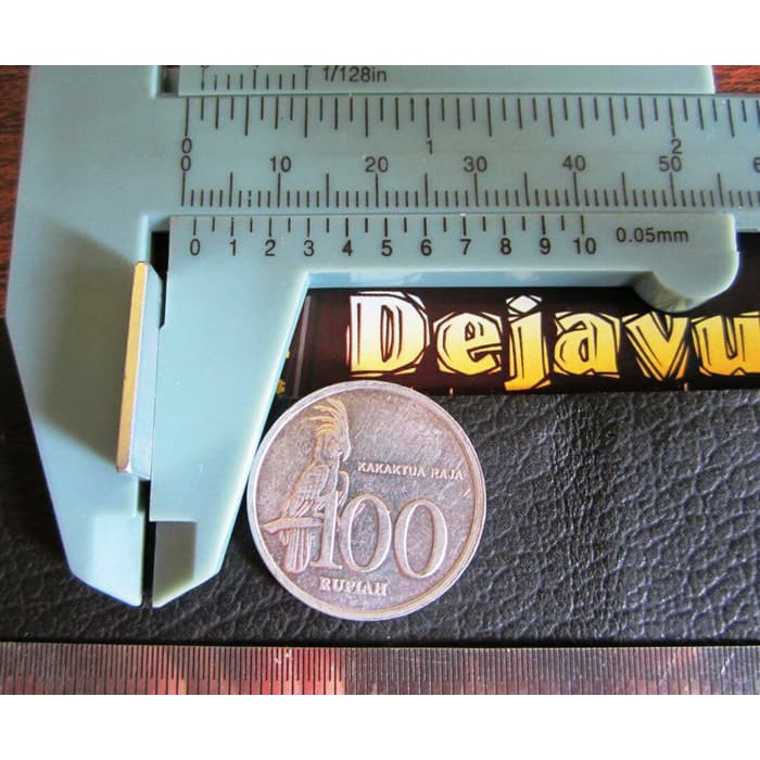 2 pcs READY  Magnet Kotak Batang Neodymium Silver Super Kuat