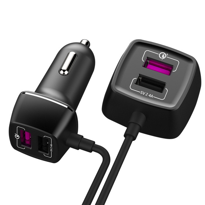 Charger Mobil V-Gen VCC4-02 Car Charger Fast Charge 3.0 4 USB Port