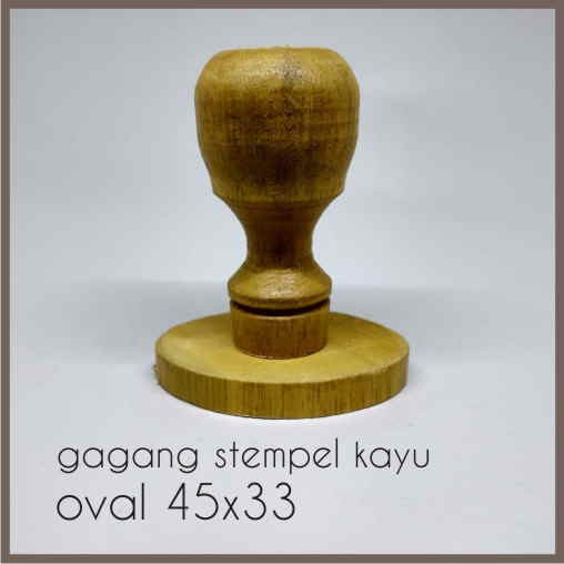 

Gagang stempel Kayu Oval 45x33