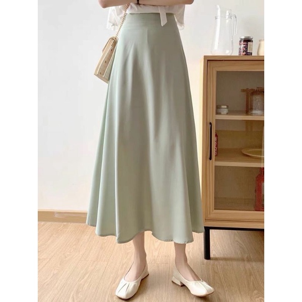 SKIRT SHAKILA PREMIUM.FLARE A-Line. ROK WANITA KOREAN STYLE