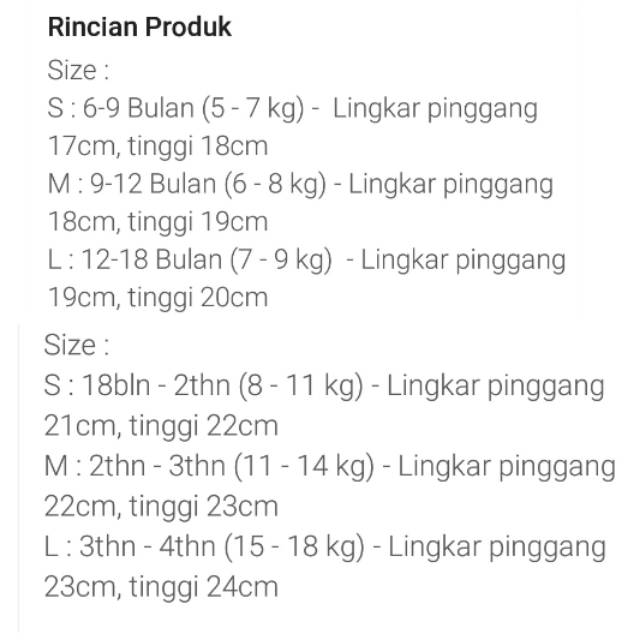 Satuan Celana Dalam Anak Laki Laki Libby Baby 0,5th-4th