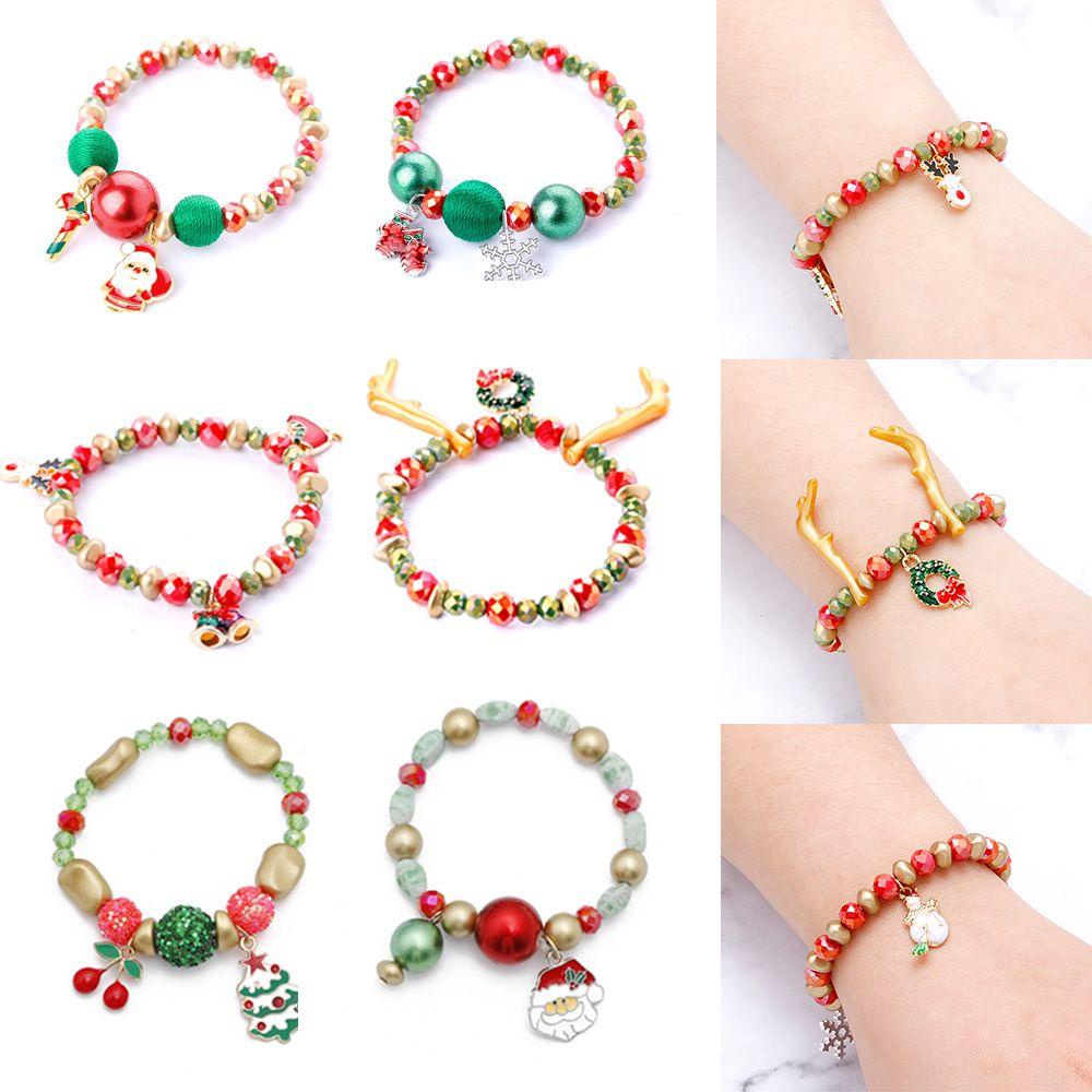 Gelang Tangan Motif Natal Untuk Wanita