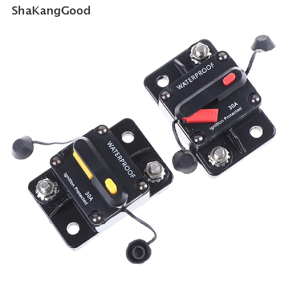 Skid Amp Circuit Breaker 12-42v Dc Anti Air Untuk Mobil / Perahu Skk