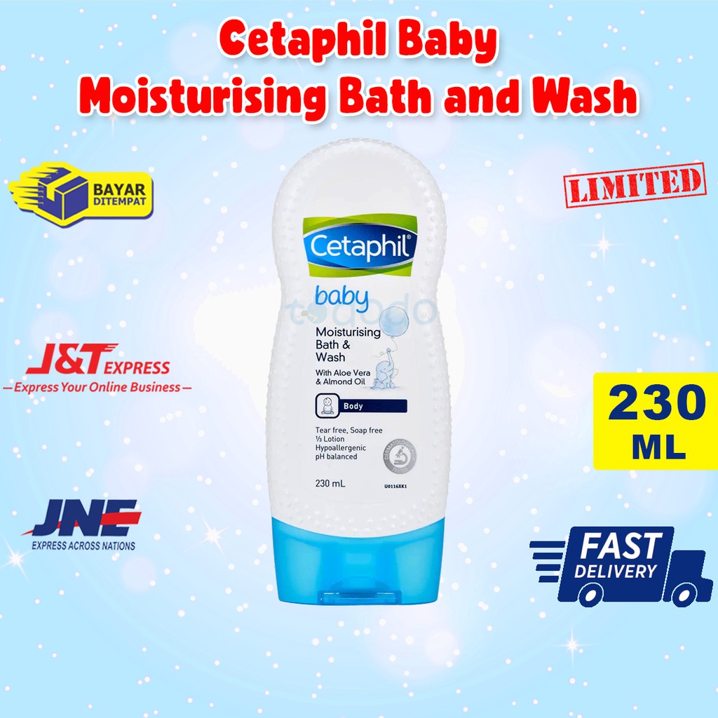 Cetaphil Baby Moisturising Bath and Wash 230ml - Sabun Mandi Bayi