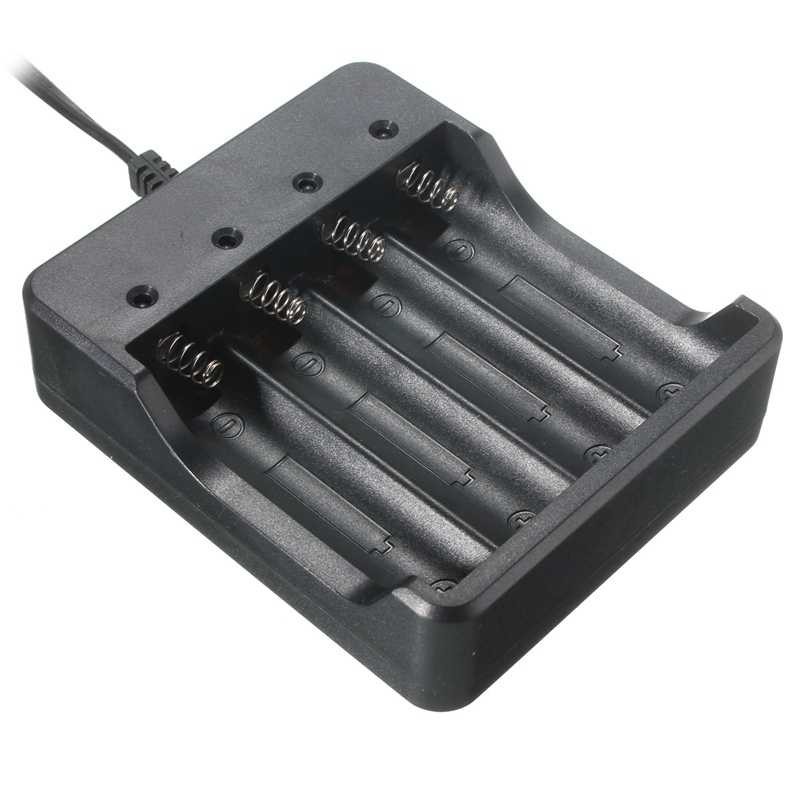 Terbaru ! Charger Baterai 18650 4 Slot - MS-404A