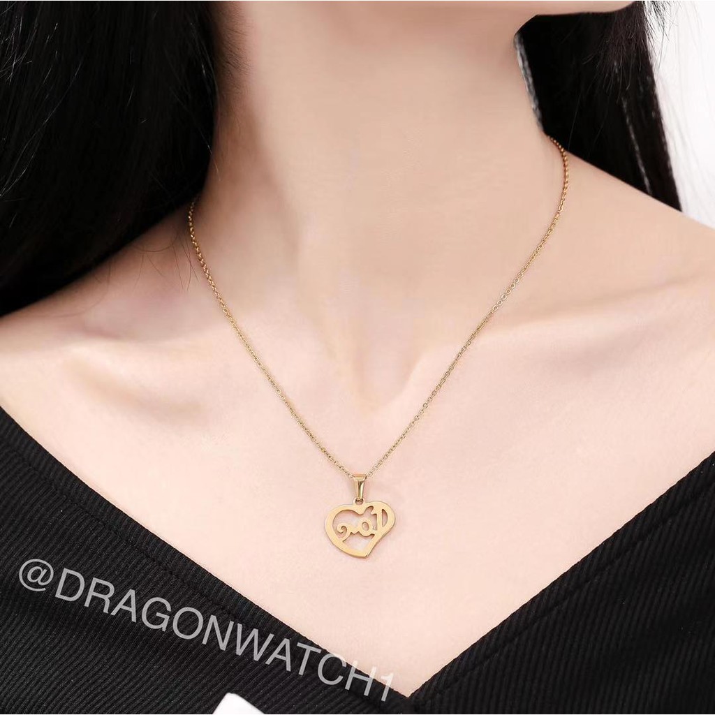 ✅COD-Kalung wanita fashion liontin gaya senang love jewelry xuping import aksesoris   ACC022